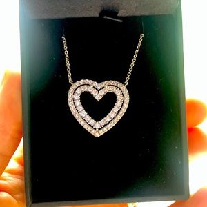 Crislu heart necklace